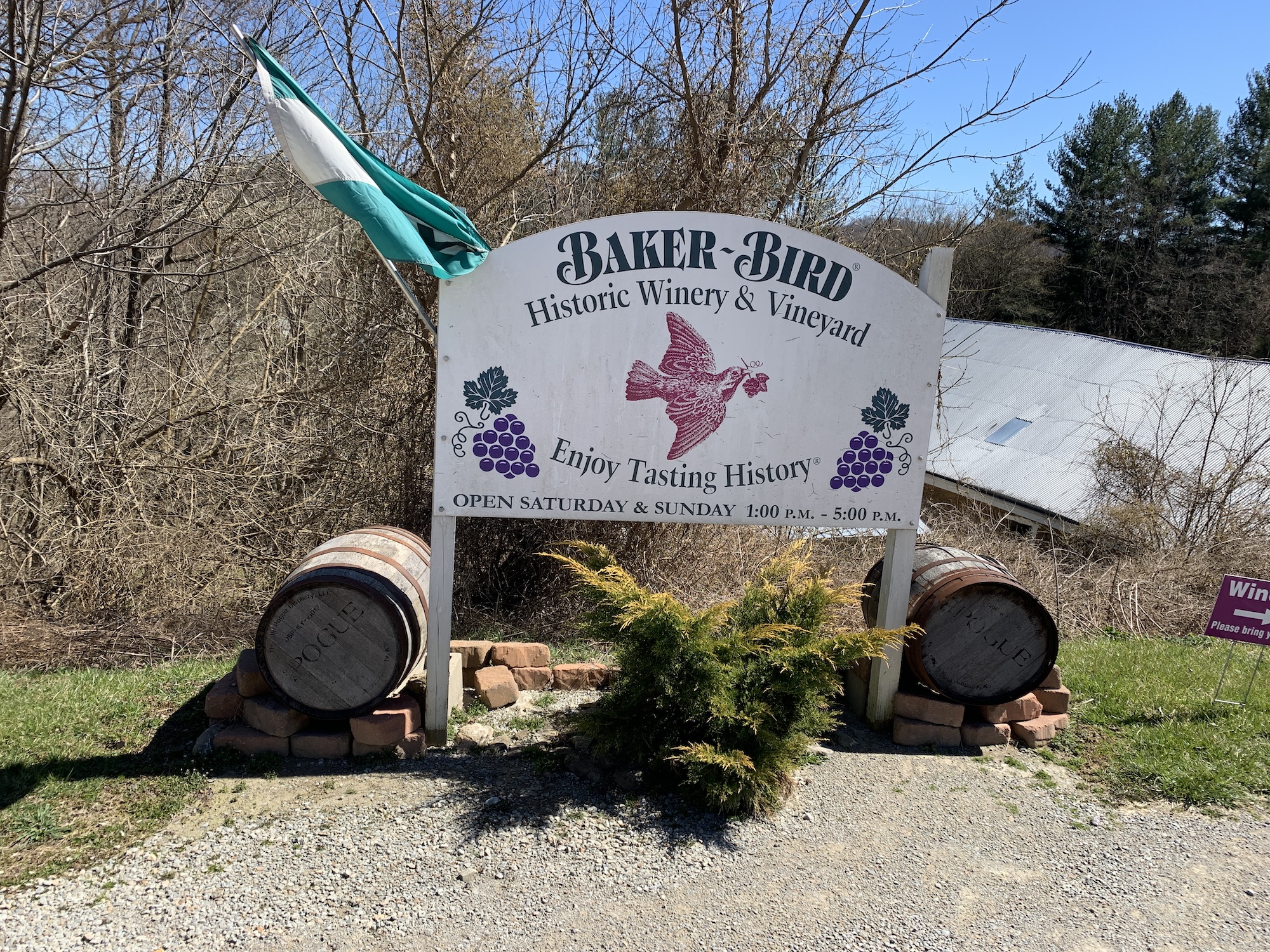 Baker-Bird Winery, Augusta KY